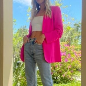 SixFifty Hot Pink Blazer